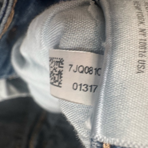 American Eagle Super Stretch Jegging Distressed Skinny Jean Women’s 4 Long #1055 - Picture 6 of 8